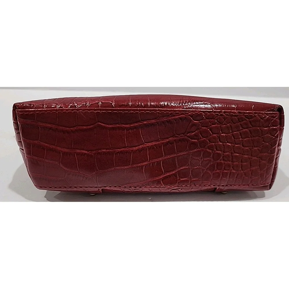 Red Small Cosmetic Bag Beaded Cosmetic Bag With Zip Great Condition